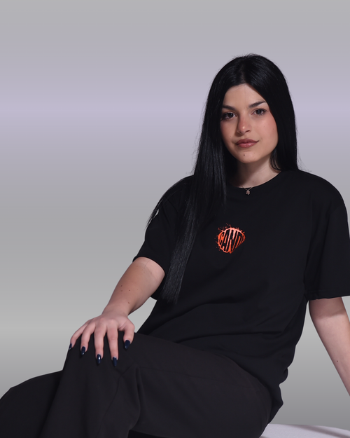 BLACK SHORT SLEEVE T-Shirt Candy