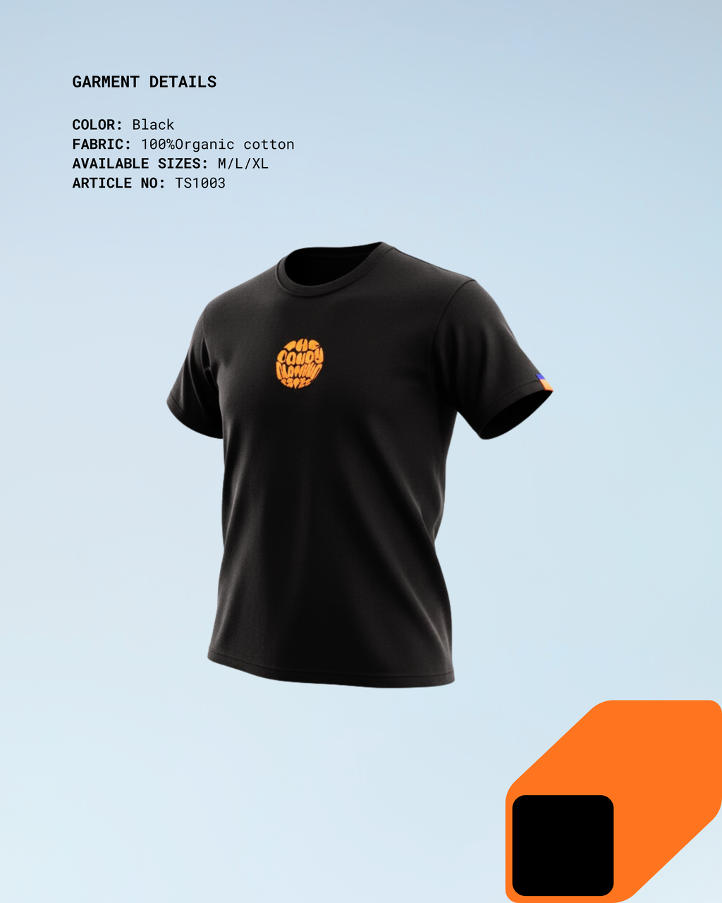 TS1003 BLACK CANDY CLOTHING